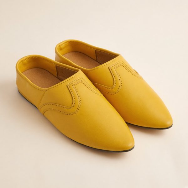 Babouches cuir